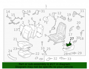 Lexus ES350 07-12 Driver's Seat Control
