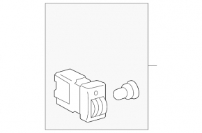 Lexus IS200 IS300 99-05 headlight adjustment button