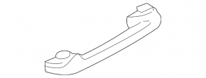 Ceiling handle front right Kia Soul 14-19 gray