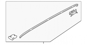 Roof lining right Kia Niro 17-19 HEV, PHEV