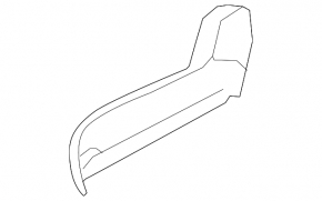 Right side passenger seat trim for a Nissan Murano z52 (15-24 scratches)