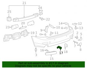 Parking sensors rear bumper Lexus GS300 GS350 GS430 GS450h 06-11 with ring outer
