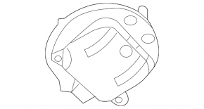 Nissan Murano Z52 15-24 right side mirror motor with memory