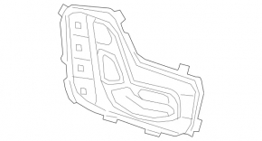 Front left memory seat control for Mercedes GLC 20-22