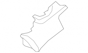 Left front panel trim for Mercedes W213 E 17-20 without projection, dark wood