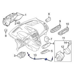 Transmission cable Ford Transit Connect MK2 13-