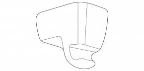 Driver's visor mounting hook Ford Explorer 20 - beige