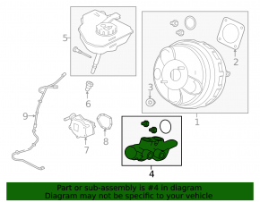 Jaguar F-Pace X761 17-20 Brake Master Cylinder