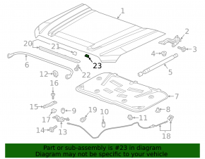 Radiator grill grill Chevrolet Malibu 19- complete, chrome, for parking sensors, without radar