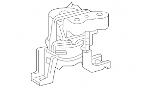 Right engine mount for Toyota Corolla 14-19