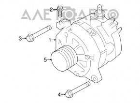 Generator Subaru Impreza 17-23 GK