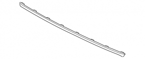Front bumper trim center VW Atlas 18-20 lower, R-Line
