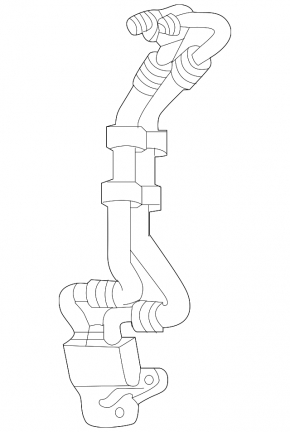 Automatic transmission cooling pipes complete with valve for VW Atlas 22-25 2.0T, 3.6 on the gearbox