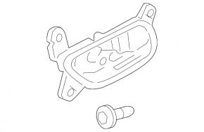 Door handle inner rear left Lexus GS300 GS350 GS430 GS450h 06-11 black