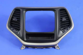 Frame for radio with air ducts Jeep Cherokee KL 14-18 under the middle display