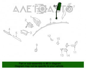 Left seat airbag for Lexus GS350 08-11