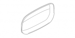 Side mirror cover right Honda CRV 23-25