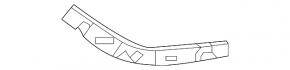 Front bumper mount right under headlight Hyundai Sonata 20-23 SE