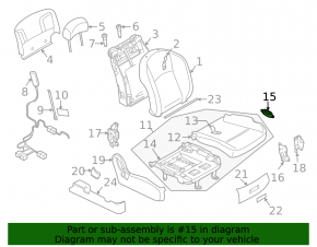 Infiniti FX35 FX45 03-08 Passenger Seat Control