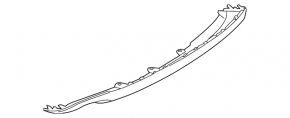 Rear bumper lip for Audi A4 B8 13-16 restyling sedan S-Line