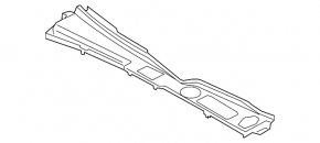 Windscreen wiper grille plastic Audi A4 B8 08-16 crack
