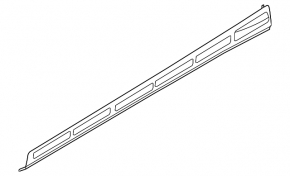 Left side sill bracket for Audi A3 8V 15-20 4d