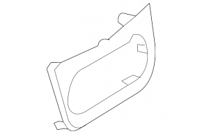 Climate control trim Mercedes GLS-class X166 13-19 black