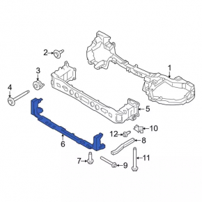 Lower TV bar Ford Transit Connect MK2 19-23