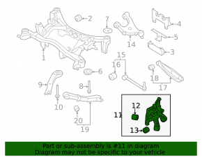 Rear right axle Subaru Impreza WRX GH 09-11 2.5T rusty, jammed