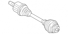Front left axle shaft BMW X1 F48 20-22