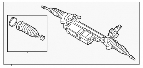 Steering rack BMW X7 G07 19 - for active steering