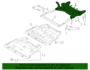 Front subframe Volvo XC40 19-25