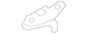 Trunk door hinge lower left BMW X5 G05 19-23 OEM