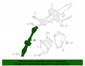 Steering joint for Toyota Camry v70 18-24