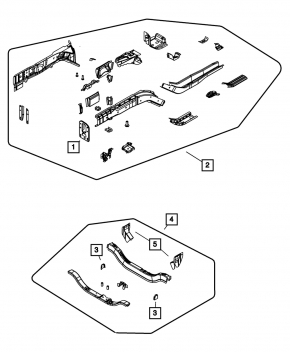 Quarter front right Chrysler 200 11-14