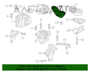 Rear Engine Mount Bracket for Dodge Journey 11-20 2.4