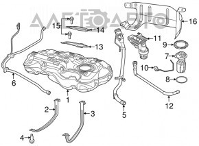 Fuel pump petrol pump Jeep Renegade 15-21