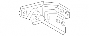 Front right fender bracket for Lexus RX 23-26