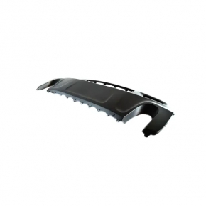 Rear bumper trim lower Jeep Cherokee KL 14-18 for 2 pipes, structure, Trailhawk