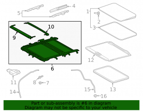 Hatch mechanism frame Toyota Rav4 19-