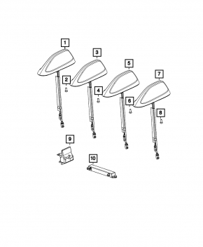 Module Antenna Jeep Grand Cherokee WL 21-25