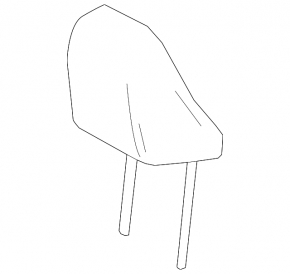 Front left headrest Toyota Camry v70 21-21 beige fabric