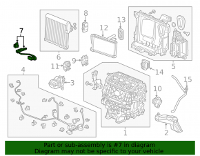 Evaporator Temperature Sensor Honda CRV 23-