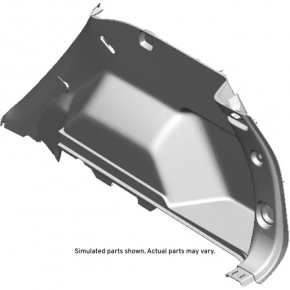 Arch trim right GMC Terrain 18- black