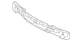 Front Bumper Absorber Hyundai Sonata 11-15 hybrid