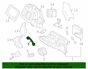 Heater Temperature Sensor Audi Q7 16-19