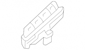 Left central console button block for Hyundai Ioniq 20-22 PHEV with parking button for heated seats and AUTO HOLD