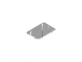 Ford Escape MK3 13-14 Second Row Box Cover Gray