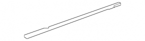 Inner door glass seal, rear left, VW Jetta 19-24