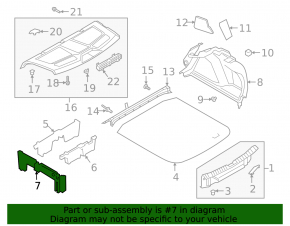 VW Jetta 19-24 Trunk Foam